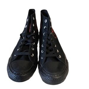 Converse Dungeons and Dragons High Top Sneakers Black Red‎ D20 Logo Unisex M6/W8